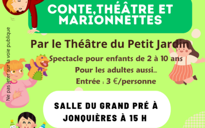 JEUDI 10 AVRIL à 15H  à Jonquières et le MERCREDI 16 AVRIL à Canly