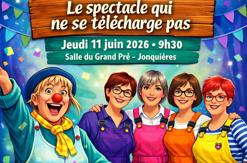 Spectacle 11 JUIN  pour les enfants de l&rsquo;école de Jonquières sur le thème des « ECRANS ».